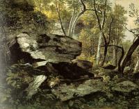 Durand, Asher Brown - Study from Nature: Rocks and Trees